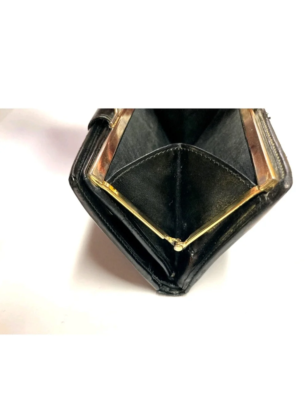 VINTAGE PEQUIN PVC LEATHER BROWN BIFOLD WALLET